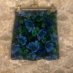 Mango Floral Mini Skirt